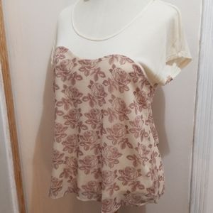 Gentle Fawn silky floral tee